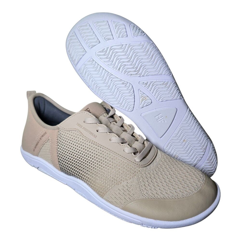 Hike Footwear Stride Hands-Off Ergonomic Barefoot Shoes Unisex EU 44 Beige Used